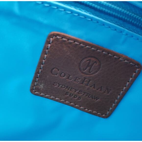 Rare Cole Haan Jeweled Leather Tote - Picture 6 of 7